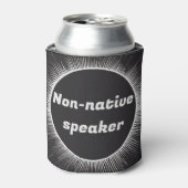 Eclipse太陽の先住民英国際的語旅行 缶クーラー (缶正面)