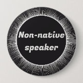 Eclipse太陽の先住民英国際的語旅行 缶バッジ (正面)