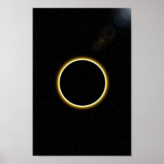 Eclipse太陽の壁デコールポスター ポスター
