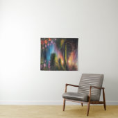 Eclipse太陽の春ワイルドフラワーストリームサンスカイ タペストリー (インサイチュ(横))