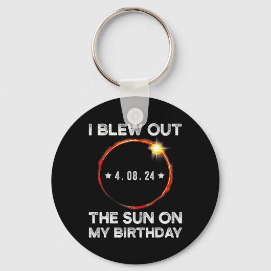 Eclipse太陽の誕生日吹I Out The Sun On My Bi キーホルダー (正面)
