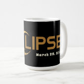 Eclipse太陽の Americanイベント3/29/2025コーヒーマグ コーヒーマグカップ (正面右)