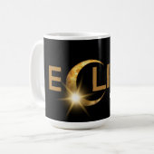 Eclipse太陽の Americanイベント3/29/2025コーヒーマグ コーヒーマグカップ (正面左)