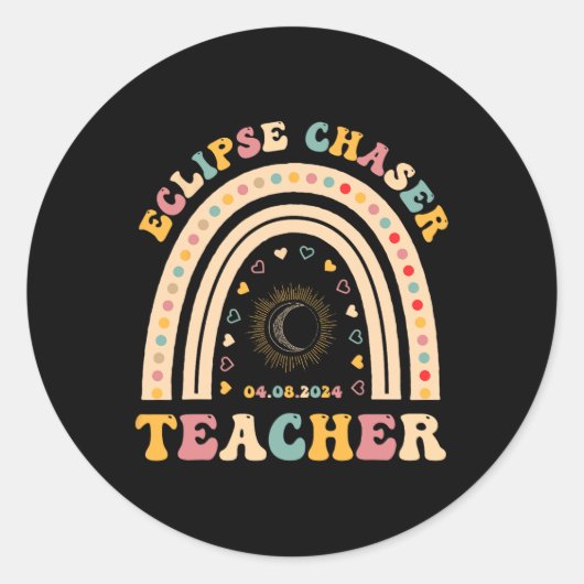 Eclipse太陽の Chaser 2024年4月8日先生教えズ ラウンドシール (正面)