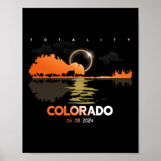 Eclipse太陽の Coloradoギター全体 ポスター (正面)