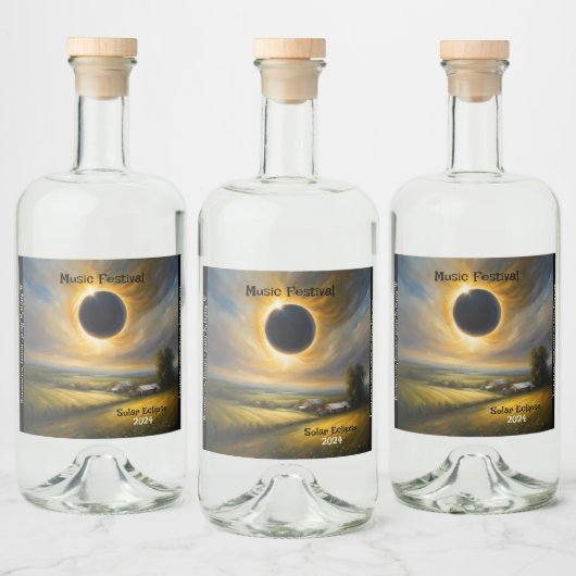 Eclipse太陽の Farm中西部カスタマイズ6 Beerセット リキュールボトルラベル (ボトル)