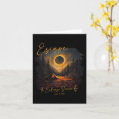 Eclipse太陽の SereniへのEclipseシャツの脱出 カード (黄色い花)