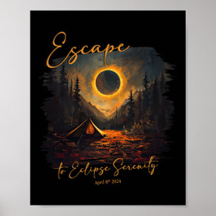 Eclipse太陽の SereniへのEclipseシャツの脱出 ポスター