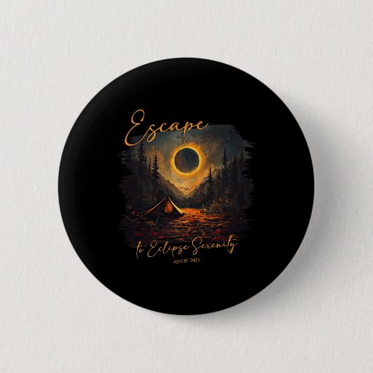 Eclipse太陽の SereniへのEclipseシャツの脱出 缶バッジ (正面)