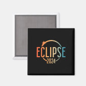 Eclipse太陽の Shirt 2024トータル太陽のEclipse 4.08. マグネット (正面/裏面)