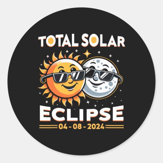 Eclipse総太陽の合月曜日 ラウンドシール (正面)