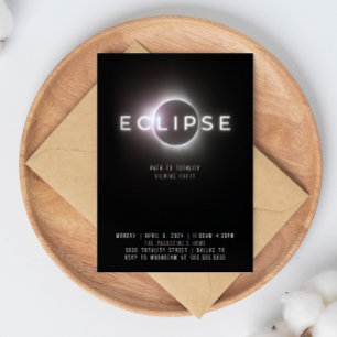 Eclipse表示パーティの招待状 招待状