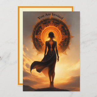 Eclipse表示太陽のパーティー完全にスタイル化さカスタムれた 招待状