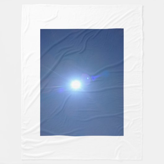 Eclipse設計の毛布の前に フリースブランケット (正面)