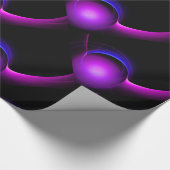 ECLIPSE青鮮やか紫ブラック ラッピングペーパー (角)