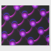 ECLIPSE青鮮やか紫ブラック ラッピングペーパー (フラット)