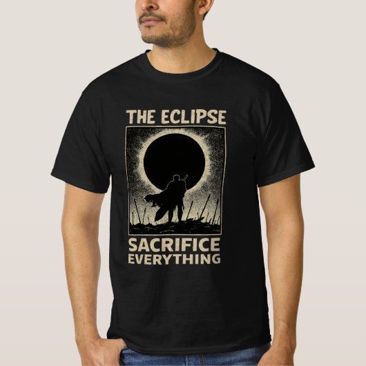 Eclipse – すべてを犠牲マンガパネル tシャツ (正面)
