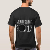 Eclipse 太陽の 2017のシャツ tシャツ (裏面)