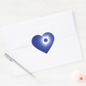 Eclipse 太陽の 2017全体 ハートシール (封筒)