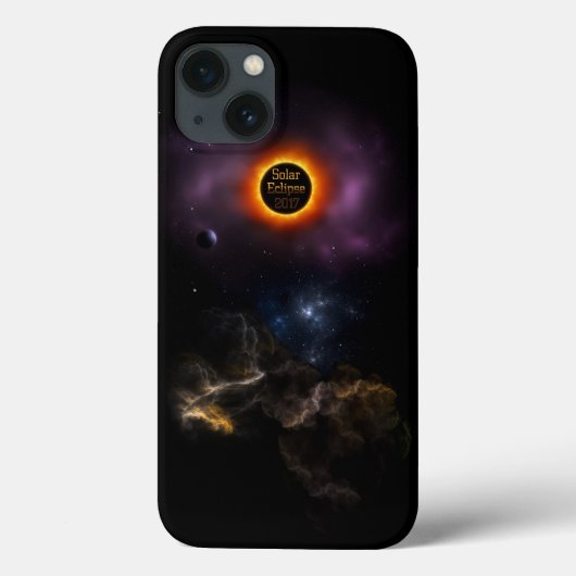 Eclipse 太陽の 2017星雲開花 Case-Mate iPhoneケース (裏面)