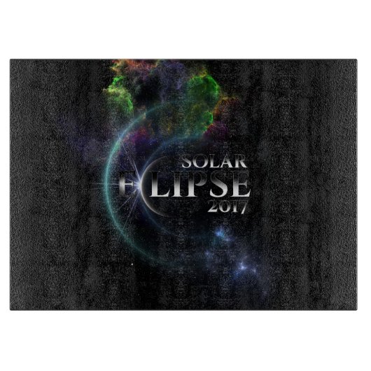 Eclipse 太陽の 2017 カッティングボード (正面)