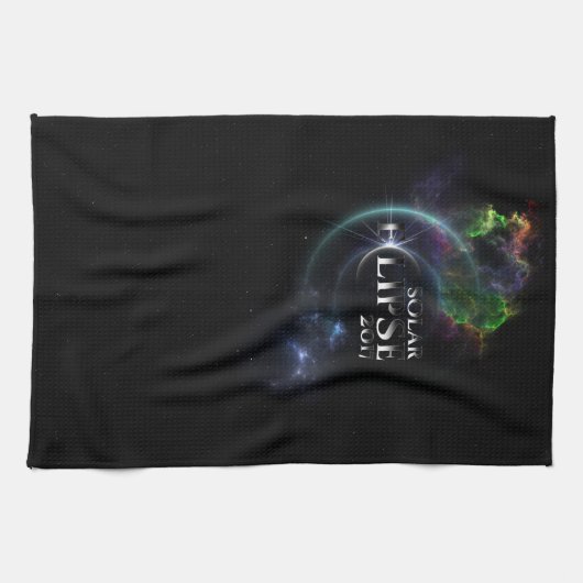 Eclipse 太陽の 2017 キッチンタオル (横)