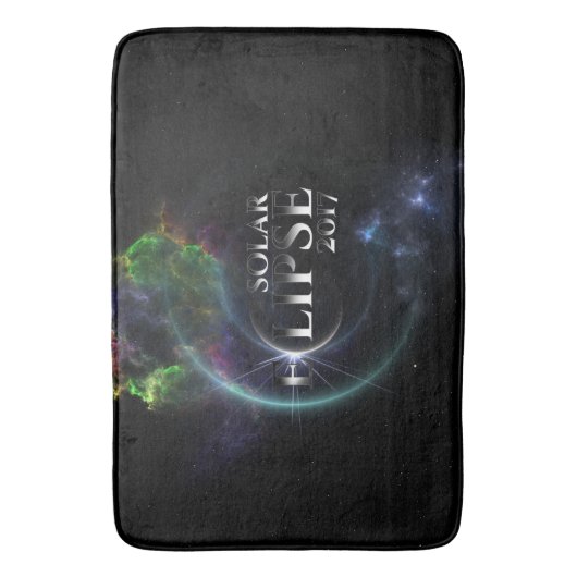 Eclipse 太陽の 2017 バスマット (正面縦)