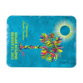 Eclipse 太陽の 2017 マグネット (横)