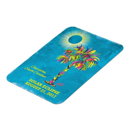 Eclipse 太陽の 2017 マグネット (左側)