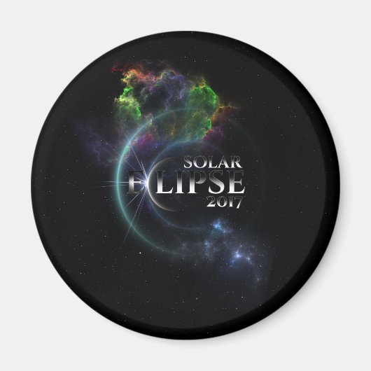 Eclipse 太陽の 2017 マグネット (正面)