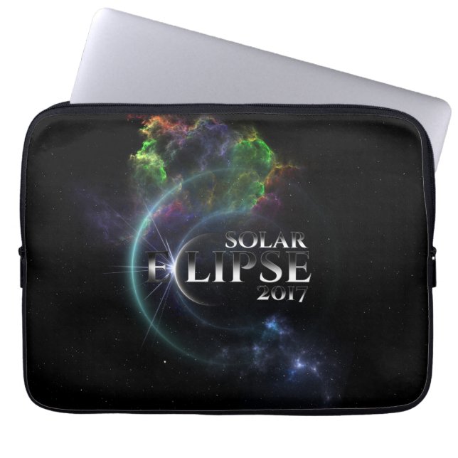 Eclipse 太陽の 2017 ラップトップスリーブ (正面)