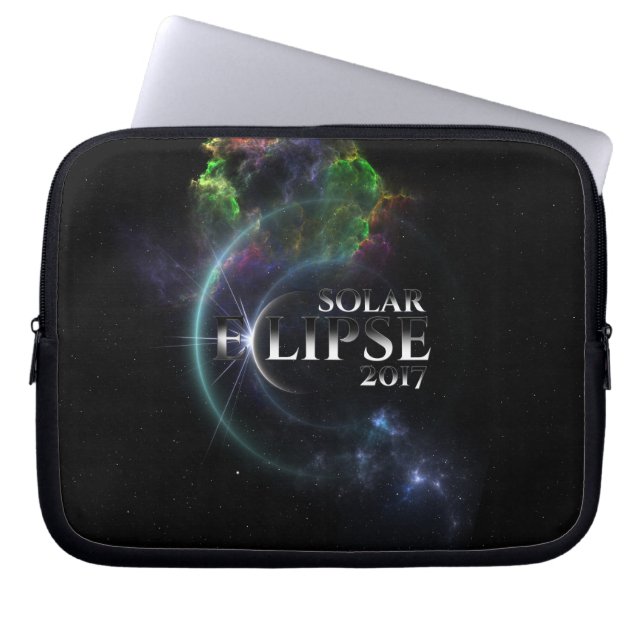 Eclipse 太陽の 2017 ラップトップスリーブ (正面)
