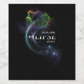 Eclipse 太陽の 2017 ワインラベル (シングルラベル)