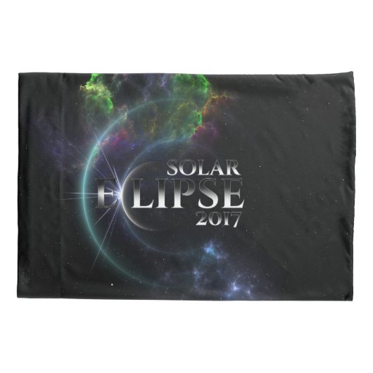 Eclipse 太陽の 2017 枕カバー (裏面)