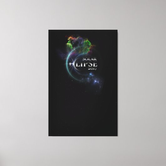 Eclipse 太陽の 2017 Canvas Print キャンバスプリント (正面)