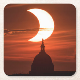 Eclipse 太陽の 2021 スクエアペーパーコースター