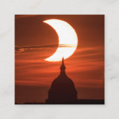 Eclipse 太陽の 2021 スクエア名刺 (正面)