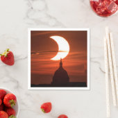 Eclipse 太陽の 2021 スタンダードカクテルナプキン (インサイチュ)