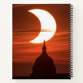 Eclipse 太陽の 2021 ノートブック (裏面)