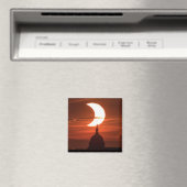Eclipse 太陽の 2021 マグネット (インサイチュ (食洗機))