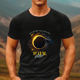 Eclipse 太陽の 2024あなたの都市州 tシャツ