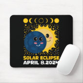 Eclipse 太陽の 2024かわいい子供たち幼児ボーイトタルEcl マウスパッド (マウス)