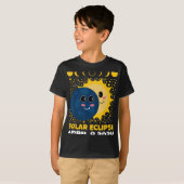 Eclipse 太陽の 2024かわいい子供たち幼児ボーイトタルEcl Tシャツ (正面フル)
