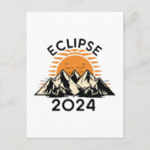 Eclipse 太陽の 2024の合計 エンクロージャーカード (裏面)