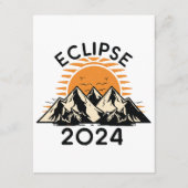 Eclipse 太陽の 2024の合計 エンクロージャーカード (正面)
