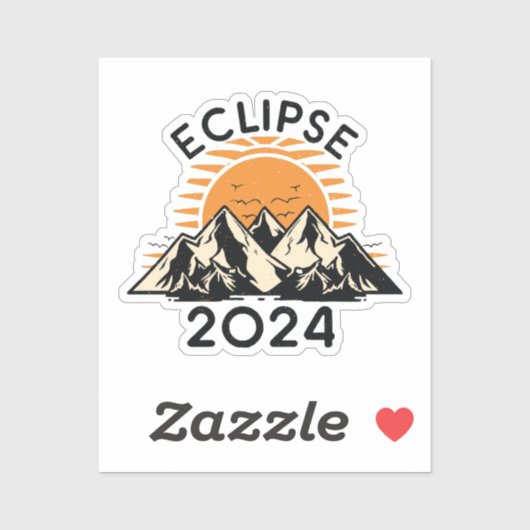 Eclipse 太陽の 2024の合計 シール (シート)