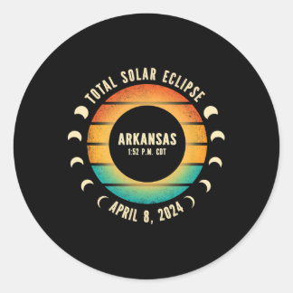 Eclipse 太陽の 2024の合計 ラウンドシール