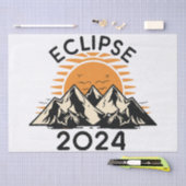 Eclipse 太陽の 2024の合計 薄葉紙 (クラフト)