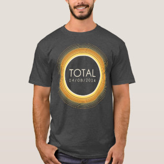 Eclipse 太陽の 2024の合計 tシャツ