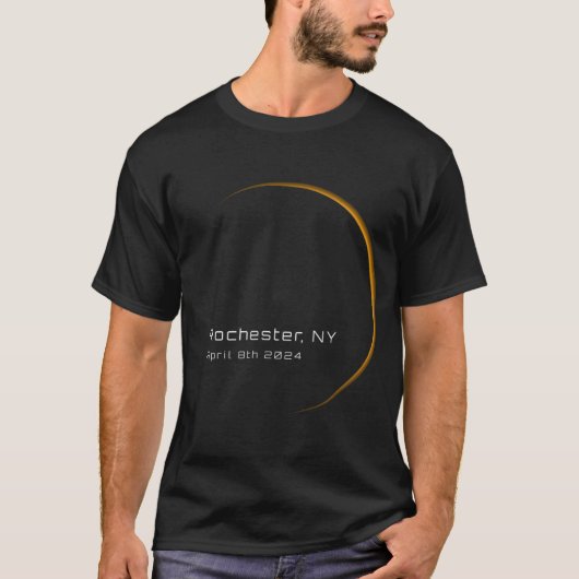 Eclipse 太陽の 2024の合計 tシャツ (正面)